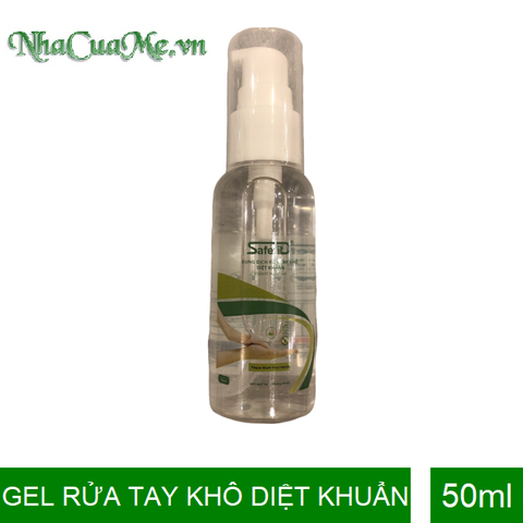 Gel Rửa Tay Khô Diệt Khuẩn Và Kháng Khuẩn Safefit 50ml