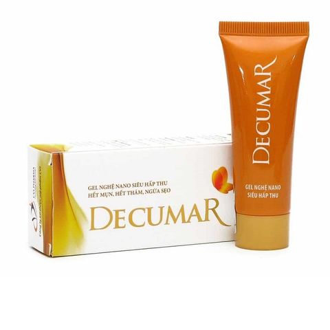 Gel Trị Mụn Decumar 20g, Giúp Ngăn Ngừa và làm mờ vết thâm sẹo sau mụn
