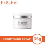 Kem dưỡng da ban đêm làm sáng da, trị nám và tàn nhang Kanebo Freshel Deep White Cream 35g
