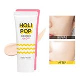 Kem Trang Điểm BB mỏng mịn chống nắng cho da thường/ hỗn hợp Holika Holika Holi Pop BB Cream #03 Glow SPF30/PA++ - 30ml