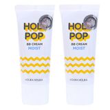 Kem Trang Điểm BB mỏng mịn chống nắng cho da khô sạm Holika Holika Holi Pop BB Cream #02 Moist SPF30/PA++ - 30ml