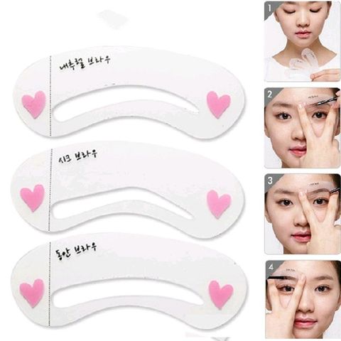 Khuôn Kẻ Lông Mày 3 Kiểu Dáng Hợp Thời Trang