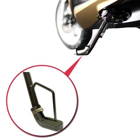 Lót chân chống xe máy cao su chống trầy gạch, bảo vệ nền nhà