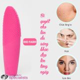 Máy rửa mặt công nghệ sóng siêu âm kèm chức năng nhiệt Sonicleanse Glo Viva, massage Rio FADH