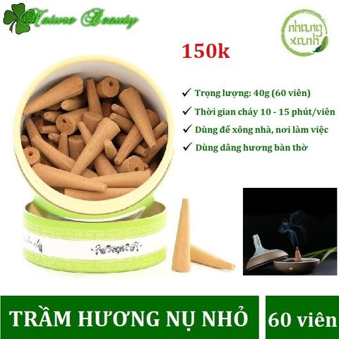 Trầm Nụ (Trầm Tháp) - Trầm hương xông nhà khử mùi, làm thơm nhà