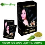 Nhuộm tóc dược liệu Thái Dương (màu đen) nhuộm tóc phủ bạc an toàn, lành tính từ thiên nhiên