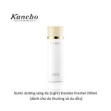 Nước Hoa Hồng Kanebo Freshel Whitening Lotion Light, Nước Dưỡng Sáng Da Cho Da Thường, Da Dầu