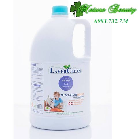 Nước lau sàn hữu cơ Layer Clean 5 lit