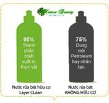 Nước rửa chén hữu cơ an toàn Layer Clean 5L