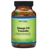 Viên uống dầu cá bổ sung DHA SupHerb Omega 3D 9 tháng 10 ngày từ Do Thái