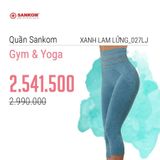 Quần tập GYM, quần tập Yoga lửng Sankom Thụy Sỹ