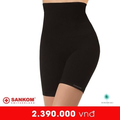 Quần gen định hình eo, bụng, đùi Sankom Thụy Sĩ đen 054CBL
