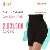 Quần gen định hình eo, bụng, đùi Sankom Thụy Sĩ đen 054CBL