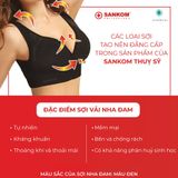 Quần gen định hình eo, bụng, đùi Sankom Thụy Sỹ sợi cao cấp: sợi tre, sợi nha đam, sợi ngọc trai, sợi làm mát