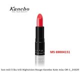 Son môi lì lâu trôi Kanebo Kate Color Highvision Rouge, son kem lì, màu hồng san hô OR-1