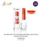 Son trái tim, son dưỡng ẩm mềm mịn lâu trôi Holika Holika Heartful CHIFFON