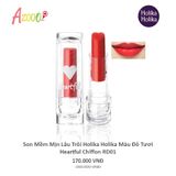 Son trái tim, son dưỡng ẩm mềm mịn lâu trôi Holika Holika Heartful CHIFFON