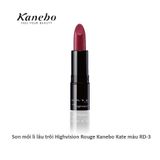 Son môi lì lâu trôi Kanebo Kate Color Highvision Rouge, son kem lì, màu hồng đất RD-3