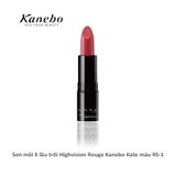 Son môi lì lâu trôi Kanebo Kate Color Highvision Rouge, son kem lì, màu hồng đất nude RS-1