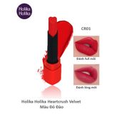 Son Lâu Trôi, Son Dưỡng Ẩm Mềm Mịn, Son Thỏi Trái Tim  Holika Holika Heartcrush Lipstick Comfort Velvet