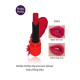Son Lâu Trôi, Son Dưỡng Ẩm Mềm Mịn, Son Thỏi Trái Tim  Holika Holika Heartcrush Lipstick Comfort Velvet