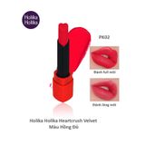 Son Lâu Trôi, Son Dưỡng Ẩm Mềm Mịn, Son Thỏi Trái Tim  Holika Holika Heartcrush Lipstick Comfort Velvet