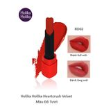 Son Lâu Trôi, Son Dưỡng Ẩm Mềm Mịn, Son Thỏi Trái Tim  Holika Holika Heartcrush Lipstick Comfort Velvet