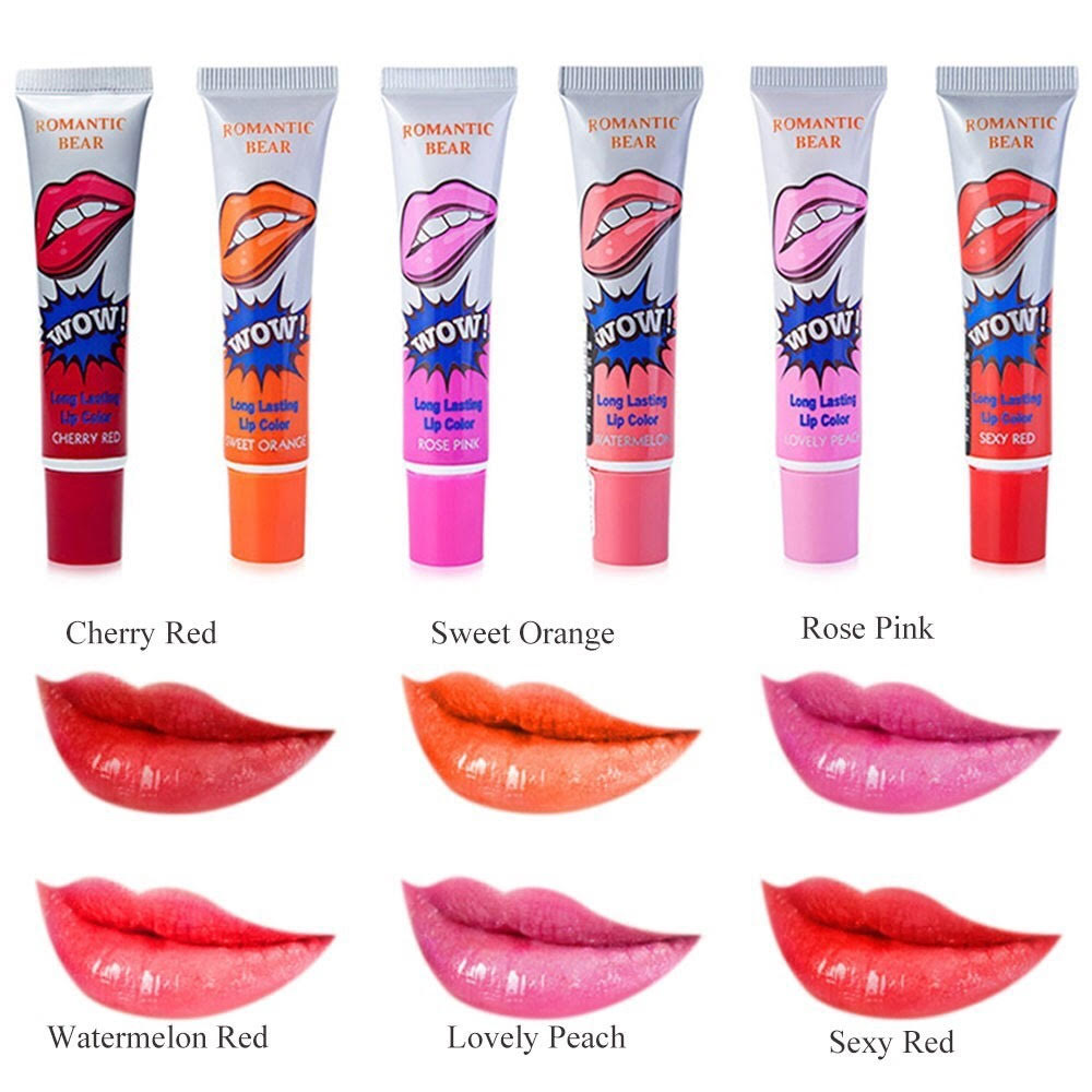 Labial Resistente al Agua x6: ¡Color natural y duradero! - Labial Resistente al Agua x6