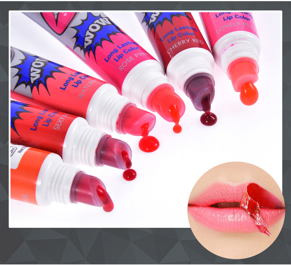 Labial Resistente al Agua x6: ¡Color natural y duradero! - Labial Resistente al Agua x6
