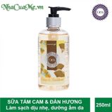 Sữa tắm dịu nhẹ, dưỡng da tinh dầu cam trầm Om Fountain