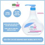 Sữa tắm bé Sebamed Baby Bubble Bath cân bằng pH5.5