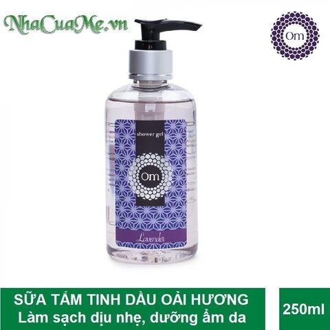 Sữa tắm dưỡng da dịu nhẹ Tinh dầu Oải Hương Om Fountain 250ml