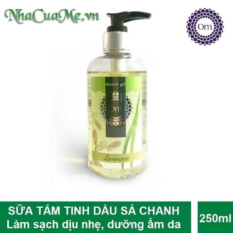 Sữa tắm dưỡng da dịu nhẹ tinh dầu Sả chanh Om Fountain