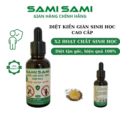 Thuốc diệt kiến gián sinh học SAMI SAMI cao cấp thế hệ mới 30ml