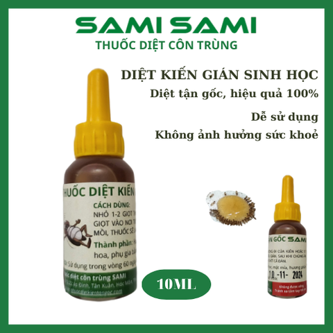Thuốc diệt kiến sinh học SAMI SAMI, thuốc diệt kiến tận gốc hiệu quả 100%
