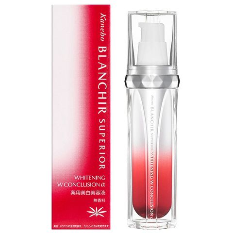 Serum trị nám, trắng da Kanebo Blanchir Whitening W Conclusion ∝II, Tinh chất tẩy đốm nâu, tàn nhang từ Nhật Bản