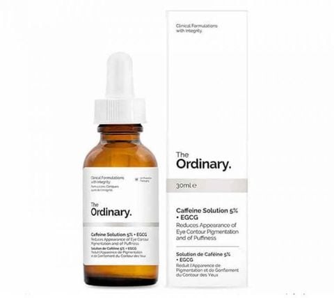 Tinh chất serum giảm quầng thâm và bọng mắt The Ordinary Caffein Solution 5% + EGCG 30ml