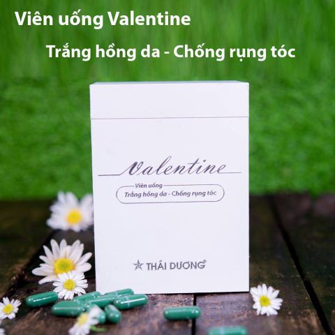 Viên uống dưỡng trắng hồng da, chống rụng tóc từ bên trong Valentine Thái Dương