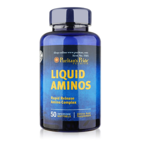 Viên uống tăng cường sức khỏe Puritan's Pride Liquid Aminos 50v