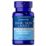 Thực phẩm chức năng viên uống làm đẹp da, tóc, móng Puritan's Pride Hair, Skin & Nails 30 viên