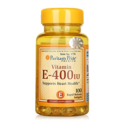 Viên Uống Bổ Sung Vitamin E 400 IU Puritan's Pride Naturald-Alpha Tocopheryl