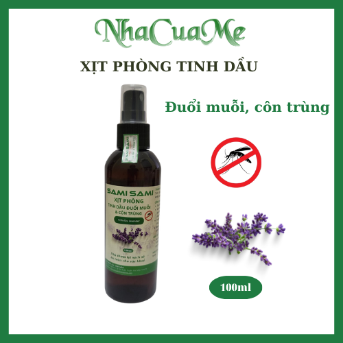 xịt phòng tinh dầu lavander đuổi muỗi SAMI SAMI 100ml
