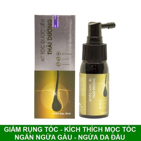 Sao Thái Dương - Xịt Kích Thích Mọc Tóc Dược Liệu Thái Dương 30ml, Giúp tóc mọc nhanh, Ngăn ngừa gàu, ngứa da đầu