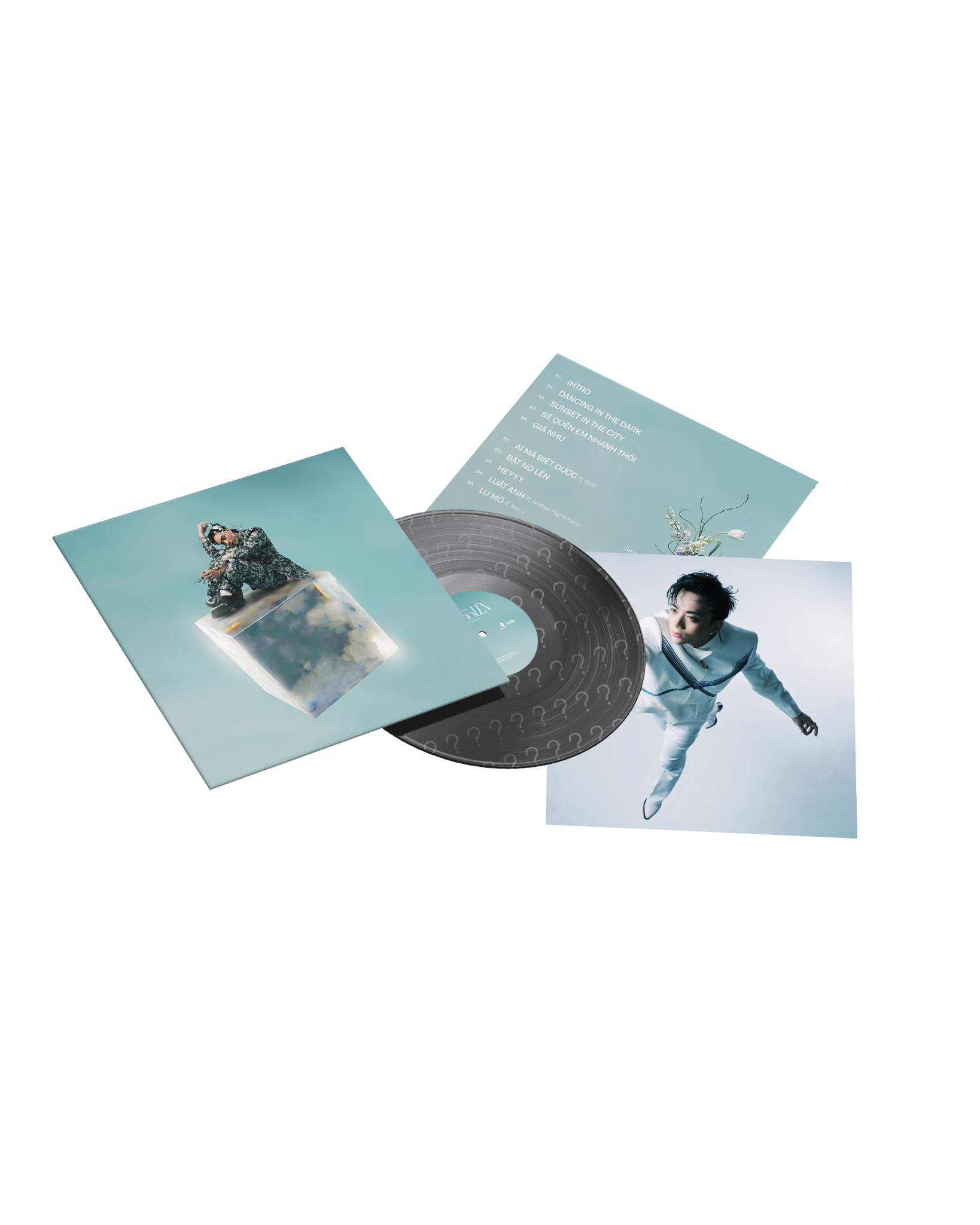 SOOBIN - BẬT NÓ LÊN (WHITE/BLUE COLORED VINYL LP) - Đĩa Than