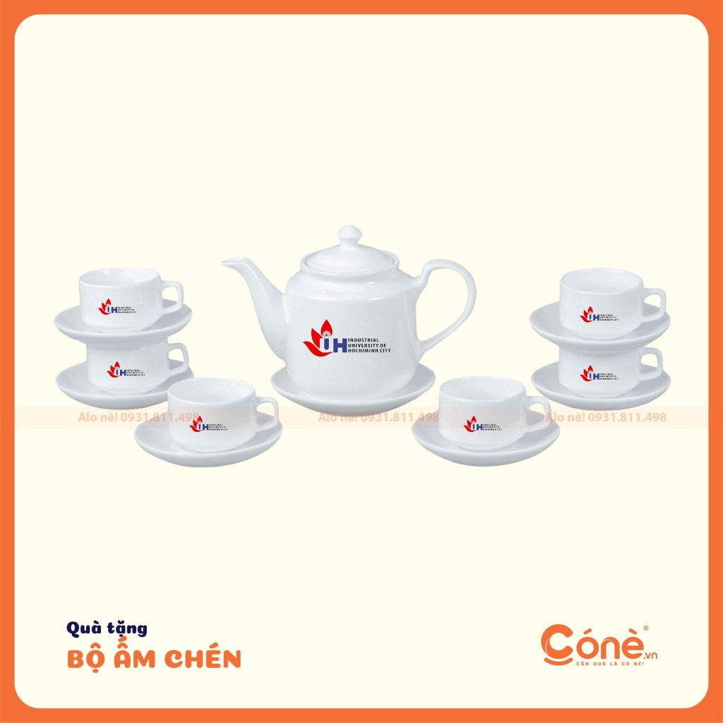 Bộ ấm chén camellia Niềm Tin