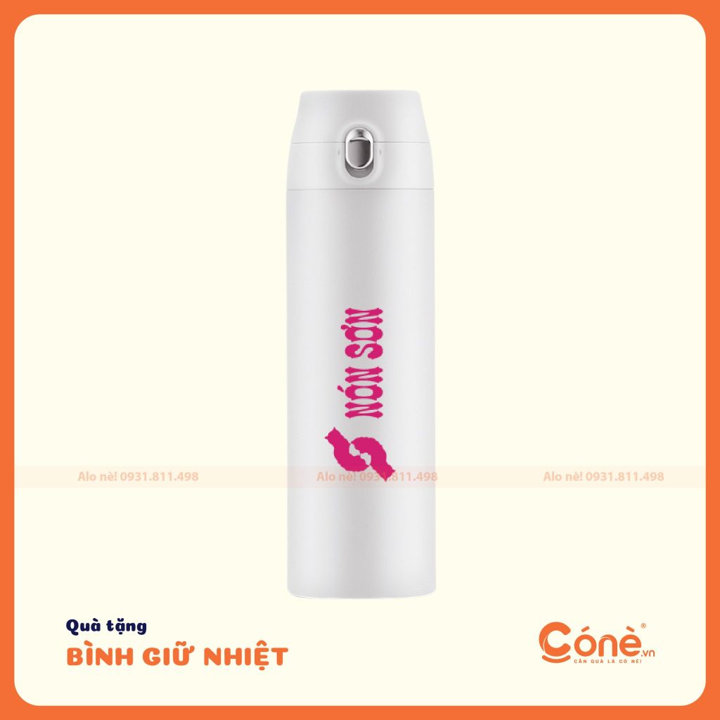 [BGN003] Bình Giữ Nhiệt Cất Cánh - Bình Giữ Nhiệt Nắp Bật Hiện Đại