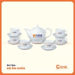 [BAC006] Bộ Ấm Chén Vượt Sóng | Bộ Ấm Chén Nhập Khẩu