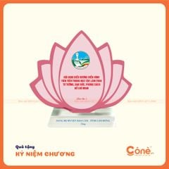 [KNC007] Kỷ Niệm Chương Hình Bông Sen Độc Đáo