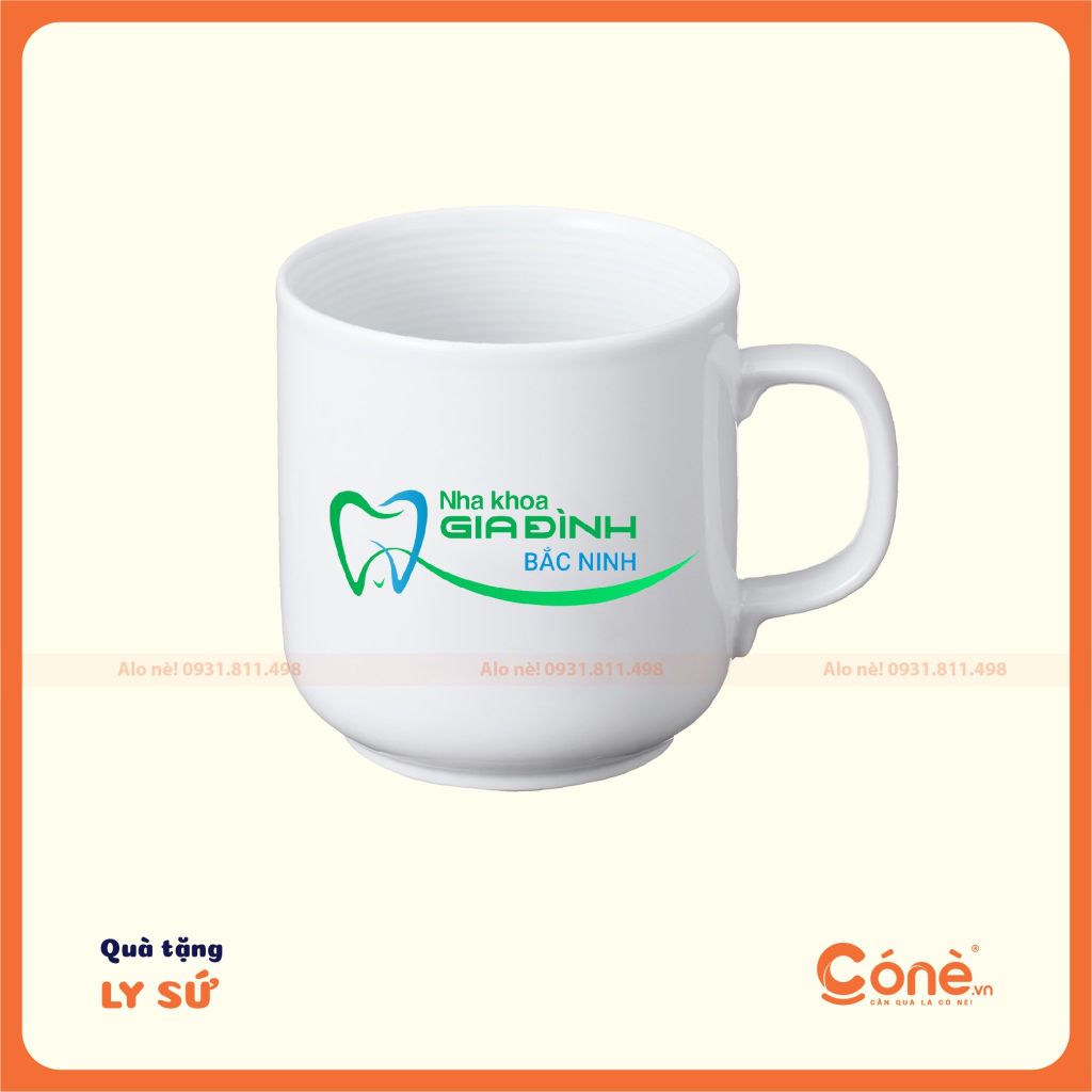 [LS005] Ly Sứ in logo Nha Khoa