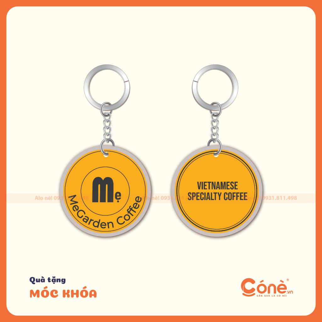[MKQT010] Làm Móc Khóa Quảng Cáo Độc Đáo